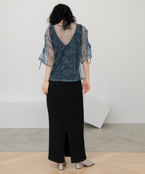 VACANCY（ヴァカンシー）の「2wayチュールシアーブラウス（シャツ/ブラウス・レディース・ブラック/その他・FREE）」の19枚目の写真