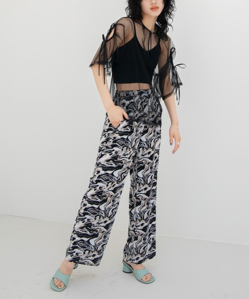 VACANCY（ヴァカンシー）の「2wayチュールシアーブラウス（シャツ/ブラウス・レディース・ブラック/その他・FREE）」の22枚目の写真