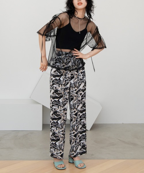 VACANCY（ヴァカンシー）の「2wayチュールシアーブラウス（シャツ/ブラウス・レディース・ブラック/その他・FREE）」の17枚目の写真