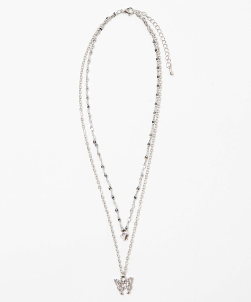 WEGO（ウィゴー）の「WEGO/2連ムーンキラキラネックレス（ネックレス・レディース・シルバー/その他2/その他3/その他1・FREE）」の12枚目の写真