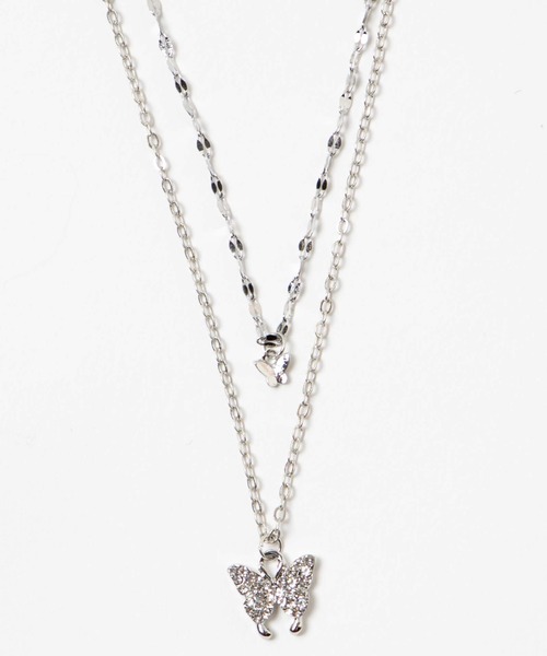 WEGO（ウィゴー）の「WEGO/2連ムーンキラキラネックレス（ネックレス・レディース・シルバー/その他2/その他3/その他1・FREE）」の13枚目の写真