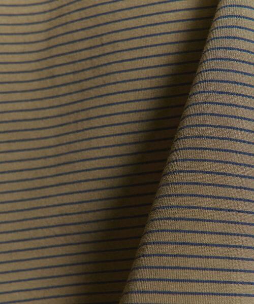 BEAUTY&YOUTH UNITED ARROWS（ビューティーアンドユースユナイテッドアローズ）の「ミジン ボーダー リンガー ロングスリーブ Tシャツ（Tシャツ/カットソー・メンズ・ライトグレー/ダークブラウン/オリーブ・S/L/M/XL）」の20枚目の写真