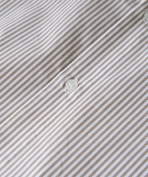 ROPE' PICNIC(ロペピクニック)の「【一部店舗限定】ストライプシャツワンピース(シャツワンピース・レディース・ブラック/ベージュ・38)」の22枚目の写真