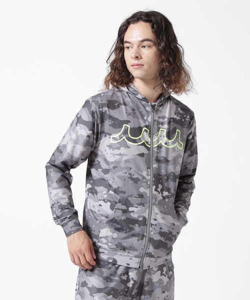 RAWLIFE(ロウライフ)の「muta MARINE/ムータ マリン/ラッシュパーカー (デジタルカモ)/MMTK-435049(パーカー・メンズ・ホワイト系2/グレー・7/6)」の5枚目の写真