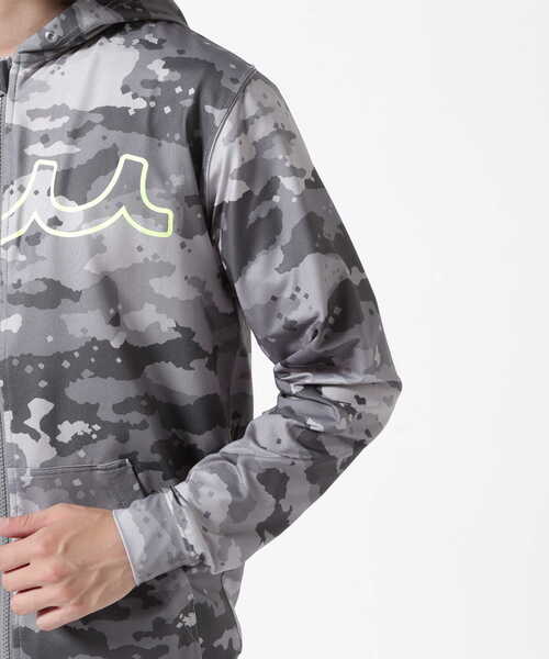 RAWLIFE(ロウライフ)の「muta MARINE/ムータ マリン/ラッシュパーカー (デジタルカモ)/MMTK-435049(パーカー・メンズ・ホワイト系2/グレー・7/6)」の12枚目の写真