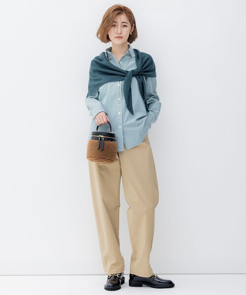 23区(ニジュウサンク)の「【洗える】ピーチストレッチ チノ パンツ(チノパンツ・レディース・ベージュ系・32/34/30)」の14枚目の写真