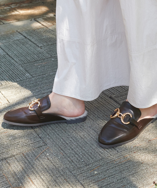 B.C STOCK（ベーセーストック）の「ファービットスリッポン（スリッポン・レディース・ブラウン/ブラック/グリーン・MEDIUM/LARGE/SMALL）」の11枚目の写真