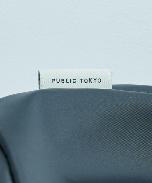 STUDIOUS（ステュディオス）の「【PUBLIC TOKYO/パブリックトウキョウ】ポリッシュナイロン巾着ポーチ（ボディバッグ/ウエストポーチ・メンズ・ダークグレー/ブラック・FREE）」の10枚目の写真