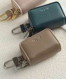 Ungrid（アングリッド）の「【Ungrid/アングリッド】配色パイピング　スマートキーケース 車 ダブルファスナー ダブル ポケット キーチェーン ファスナー カラビナ ギフト（キーケース/キーアクセサリー）」