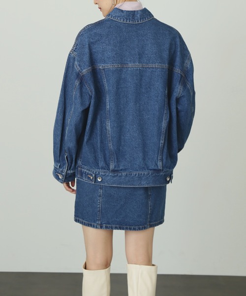 FREE'S MART(フリーズマート)の「◆ルーズデニムジャケット(デニムジャケット・レディース・インディゴブルー/ブラック系その他・SMALL/MEDIUM)」の21枚目の写真