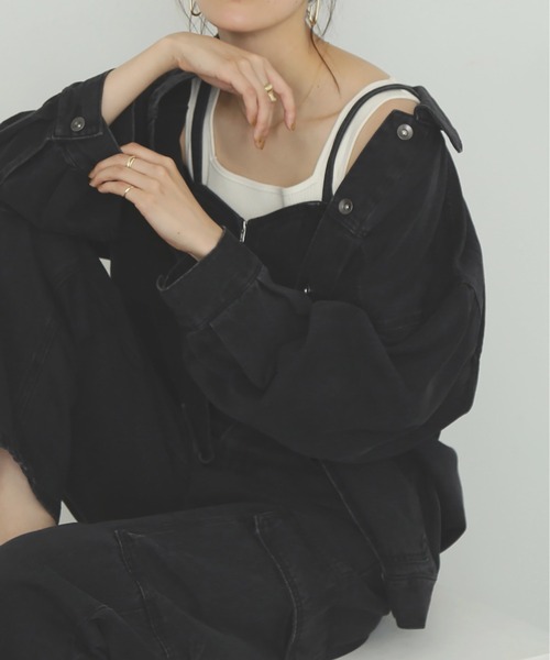 FREE'S MART(フリーズマート)の「◆ルーズデニムジャケット(デニムジャケット・レディース・インディゴブルー/ブラック系その他・SMALL/MEDIUM)」の10枚目の写真