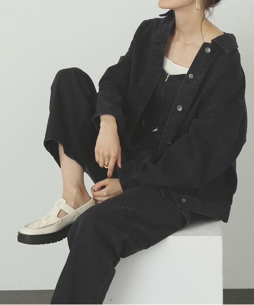 FREE'S MART(フリーズマート)の「◆ルーズデニムジャケット(デニムジャケット・レディース・インディゴブルー/ブラック系その他・SMALL/MEDIUM)」の14枚目の写真