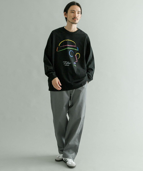 Various Timeless Arts(ヴァリアスタイムレスアーツ)の「URBAN RESEARCH iD KILLER LONG-SLEEVE T-SHIRTS(Tシャツ/カットソー・メンズ・ホワイト/ブラック・MEDIUM/LARGE)」の6枚目の写真