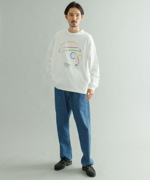 Various Timeless Arts(ヴァリアスタイムレスアーツ)の「URBAN RESEARCH iD KILLER LONG-SLEEVE T-SHIRTS(Tシャツ/カットソー・メンズ・ホワイト/ブラック・MEDIUM/LARGE)」の8枚目の写真