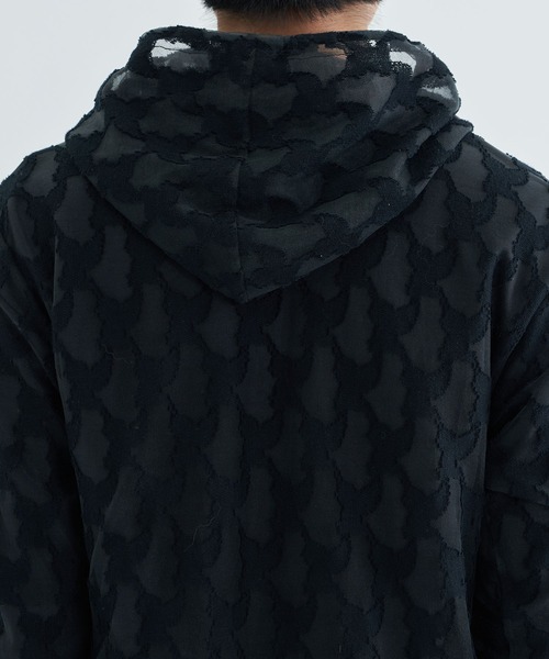 トップス MASU ANGEL LACE HOODIE MASU（エムエーエスユー）のANGEL LACE HOODIE WHITEの通販