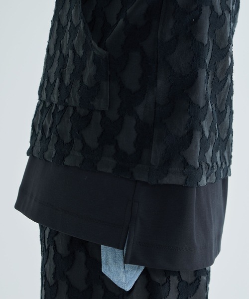 トップス masu angel mesh hoodie 44 MASU(エムエーエスユー)のANGEL MESH HOODIE BLACKの通販