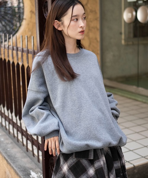 WEGO(ウィゴー)の「WEGO/【26春☆大好評により再入荷!WEB限定】スウェットプルオーバー(スウェット・メンズ・杢グレー/ダークオレンジ/ホワイト/カーキ/ブルー/ブラック/ベージュ系その他/スミクロ/グレー系その他・MEDIUM/LARGE/X-LARGE)」の19枚目の写真