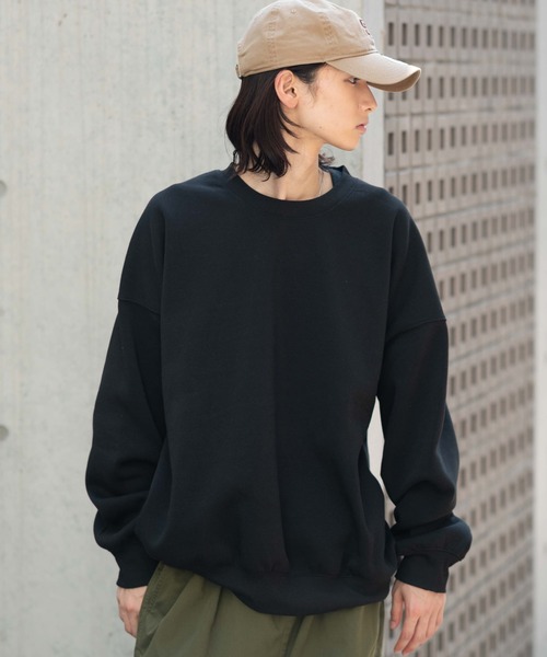 WEGO(ウィゴー)の「WEGO/【26春☆大好評により再入荷!WEB限定】スウェットプルオーバー(スウェット・メンズ・杢グレー/ダークオレンジ/ホワイト/カーキ/ブルー/ブラック/ベージュ系その他/スミクロ/グレー系その他・MEDIUM/LARGE/X-LARGE)」の17枚目の写真