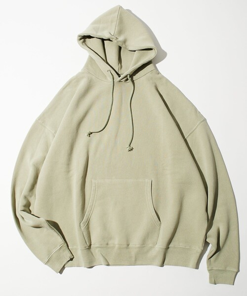 セール】限定展開 ビッグシルエット ピグメント加工 プルオーバー