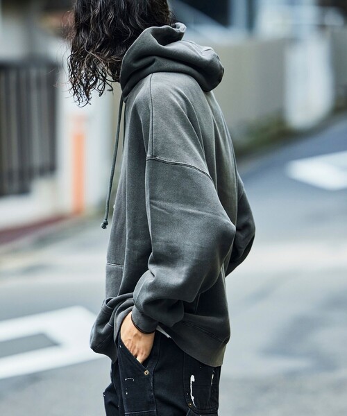 ⭐︎新品タグ付⭐︎ SLOB IENA ビックシルエットピグメント裏毛プルオーバー 新品タグ付】SLOBE IENA♪ビックシルエットピグメント裏毛プル