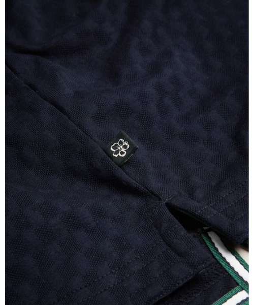 Ted Baker(テッドベーカー)の「COLSON 半袖ハウスチェックジャガードポロ(ポロシャツ・メンズ・ネイビー・4/5/1/3/2)」の5枚目の写真