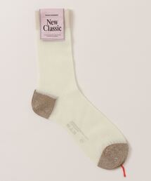 MARCOMONDE(マルコモンド)wide rib bicolor socks