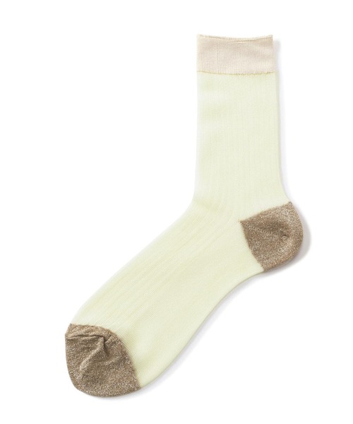 MARCOMONDE(マルコモンド)の「MARCOMONDE(マルコモンド)wide rib bicolor socks(ソックス/靴下・レディース・ホワイト系2/パープル/ブルー・1)」の9枚目の写真