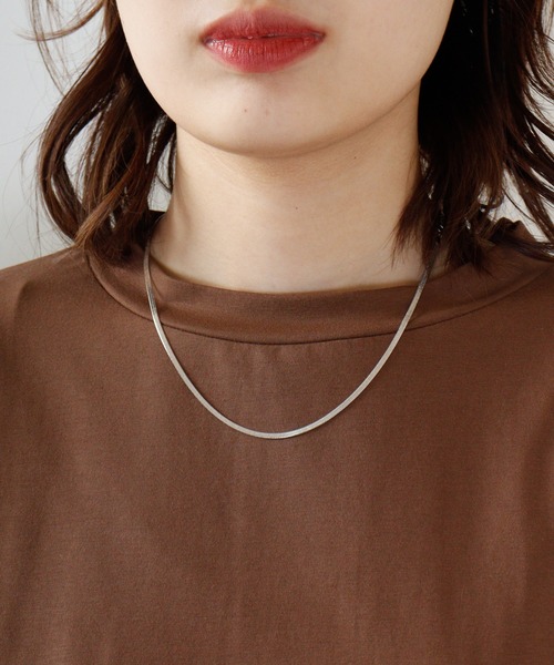 A.N.L（エーエヌエル　レーベル）の「A.N.L コットンプルオーバーバイカラートップス（Tシャツ/カットソー・レディース・ロイヤルブルー/ブラック/モカ・38）」の10枚目の写真