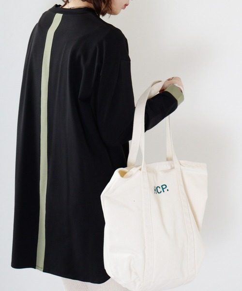 A.N.L（エーエヌエル　レーベル）の「A.N.L コットンプルオーバーバイカラートップス（Tシャツ/カットソー・レディース・ロイヤルブルー/ブラック/モカ・38）」の18枚目の写真