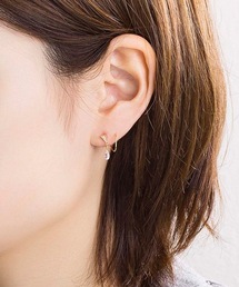 itam（アイタム）の「【itam】アイタム/ キュービックジルコニアスパイラルダブルピアス（ピアス（両耳用））」