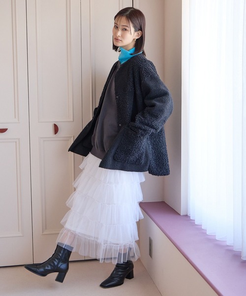 LOWRYS FARM（ローリーズファーム）の「センタープリーツブーツ　 969446（パンプス・レディース・アイボリー/ブラウン/ブラック・MEDIUM/LARGE）」の20枚目の写真