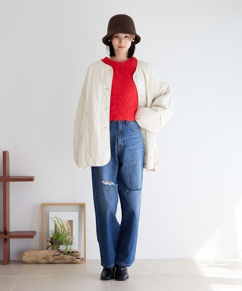 LOWRYS FARM（ローリーズファーム）の「センタープリーツブーツ　 969446（パンプス・レディース・アイボリー/ブラウン/ブラック・MEDIUM/LARGE）」の22枚目の写真