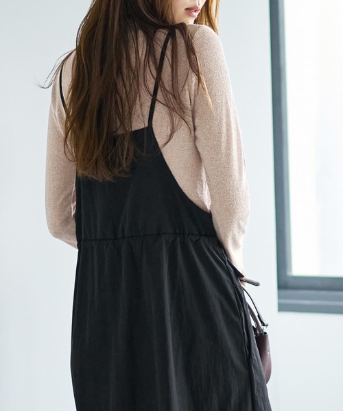 STYLE DELI（スタイルデリ）の「テクスチャーインナータートルトップス（Tシャツ/カットソー・レディース・ホワイト/グレー/ブラック/ベージュ・SMALL/MEDIUM）」の4枚目の写真