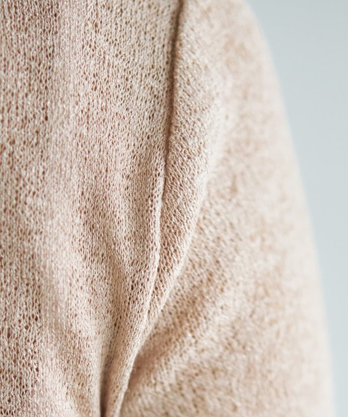 STYLE DELI（スタイルデリ）の「テクスチャーインナータートルトップス（Tシャツ/カットソー・レディース・ホワイト/グレー/ブラック/ベージュ・SMALL/MEDIUM）」の14枚目の写真