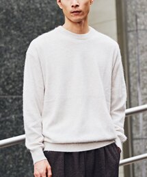 EDIFICE | 12ゲージ ラクーンブレンド シャギークルーネックニット(ニット/セーター)