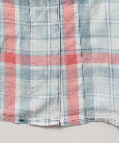 Ray BEAMS（レイビームス）の「Ray BEAMS / チェック ロング ガウンシャツ（シャツ/ブラウス・レディース・サックスブルー/ネイビー・ONE SIZE）」の12枚目の写真