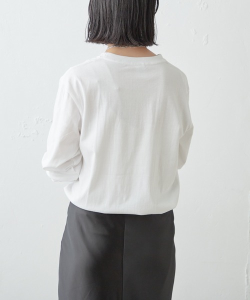 SHENERY（シーナリー）の「NEW CHICロンTee（Tシャツ/カットソー・レディース・ホワイト/ブラック・FREE）」の7枚目の写真