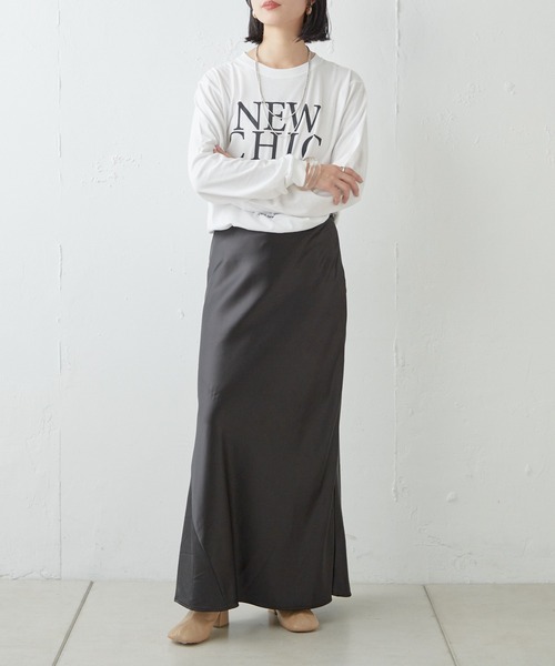 SHENERY（シーナリー）の「NEW CHICロンTee（Tシャツ/カットソー・レディース・ホワイト/ブラック・FREE）」の12枚目の写真