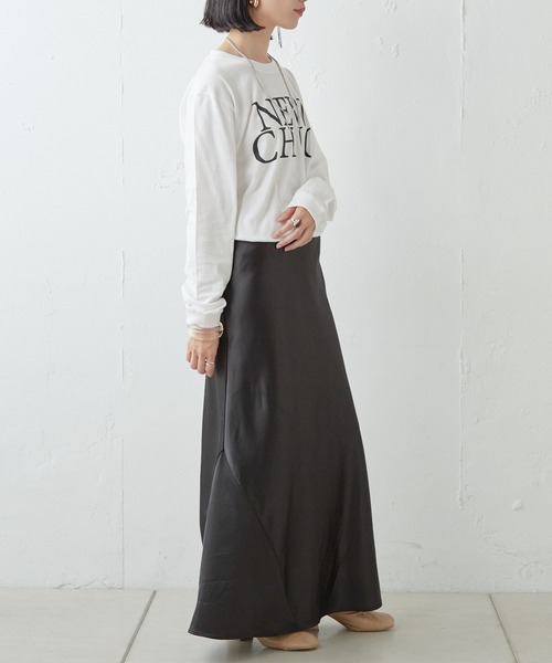 SHENERY（シーナリー）の「NEW CHICロンTee（Tシャツ/カットソー・レディース・ホワイト/ブラック・FREE）」の13枚目の写真