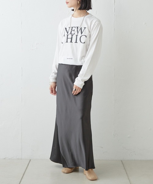 SHENERY（シーナリー）の「NEW CHICロンTee（Tシャツ/カットソー・レディース・ホワイト/ブラック・FREE）」の16枚目の写真