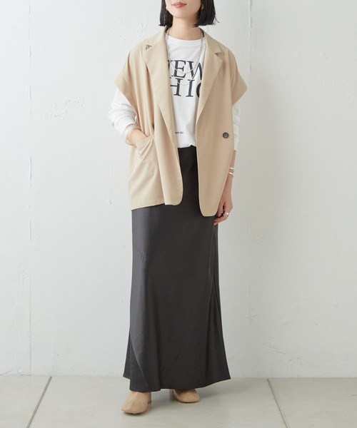 SHENERY（シーナリー）の「NEW CHICロンTee（Tシャツ/カットソー・レディース・ホワイト/ブラック・FREE）」の18枚目の写真