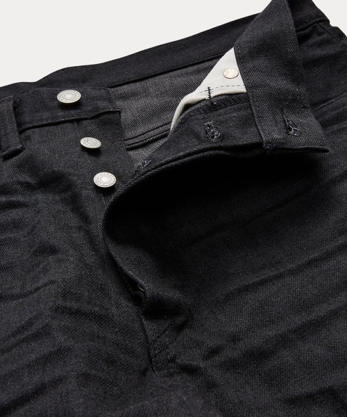 ヴィンテージ 5ポケット ブラックオンブラック ジーンズ（デニムパンツ