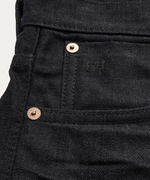 ヴィンテージ 5ポケット ブラックオンブラック ジーンズ（デニムパンツ