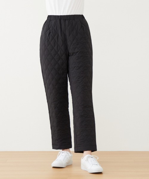 Tuche(トゥシェ)の「Tuche/トゥシェ キルティングパンツ(その他パンツ・レディース・ブラック/ベージュ/オフホワイト・MEDIUM/LARGE)」の2枚目の写真