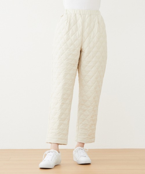 Tuche(トゥシェ)の「Tuche/トゥシェ キルティングパンツ(その他パンツ・レディース・ブラック/ベージュ/オフホワイト・MEDIUM/LARGE)」の6枚目の写真