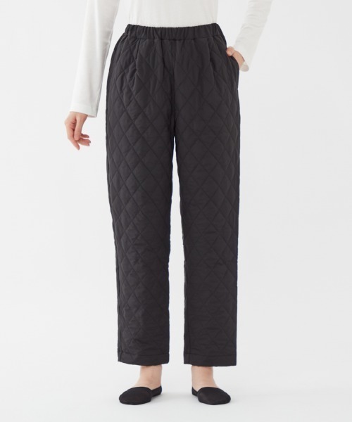 Tuche(トゥシェ)の「Tuche/トゥシェ キルティングパンツ(その他パンツ・レディース・ブラック/ベージュ/オフホワイト・MEDIUM/LARGE)」の9枚目の写真