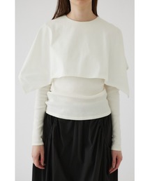 Rib layered cut tops リブレイヤードカットトップス