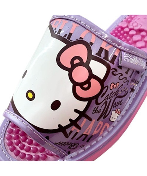 Mayree(メイリー)の「【Sanrio】サンリオハローキティグラフティ柄レディス健康サンダル(MA)(サンダル・レディース・ホワイト/ゴールド/ブラック/パープル・M/L)」の5枚目の写真