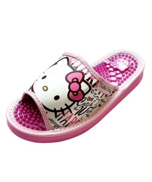 Mayree(メイリー)の「【Sanrio】サンリオハローキティグラフティ柄レディス健康サンダル(MA)(サンダル・レディース・ホワイト/ゴールド/ブラック/パープル・M/L)」の8枚目の写真
