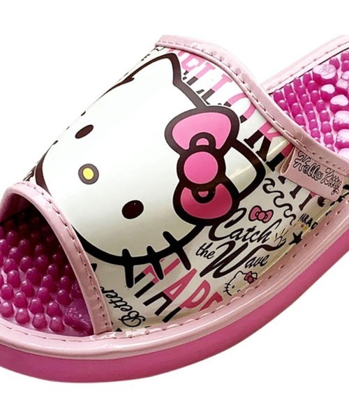Mayree(メイリー)の「【Sanrio】サンリオハローキティグラフティ柄レディス健康サンダル(MA)(サンダル・レディース・ホワイト/ゴールド/ブラック/パープル・M/L)」の9枚目の写真
